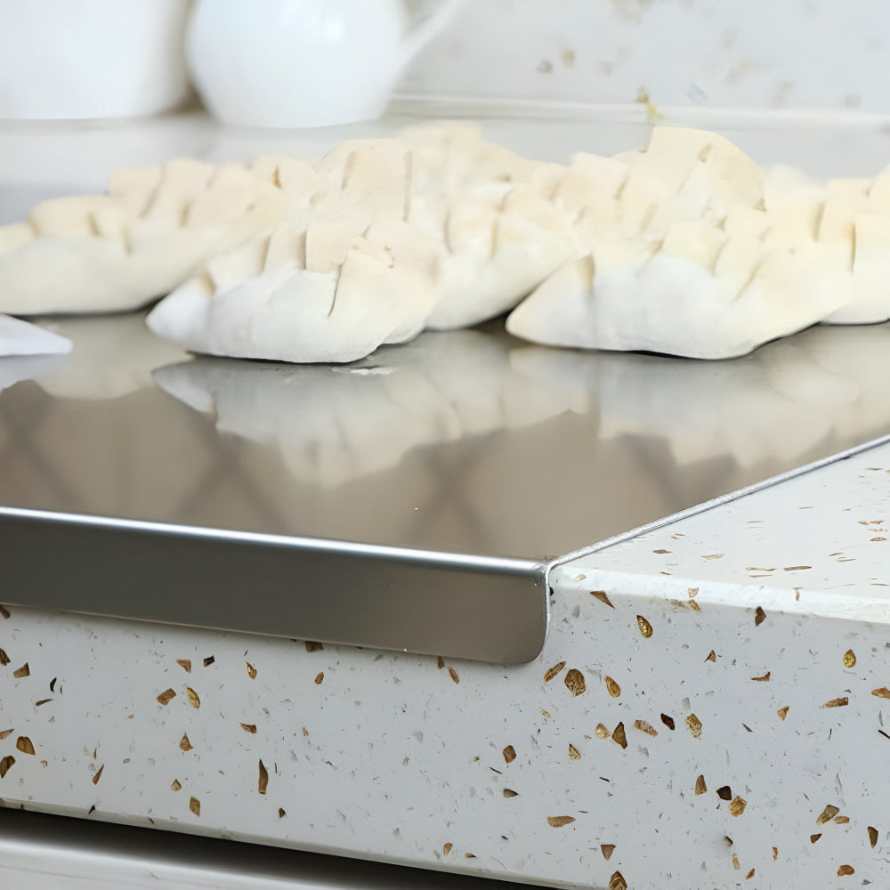 Stainless Steel Chopping Board for Kitchen - 304 Steel, Dishwasher Safe, view 9