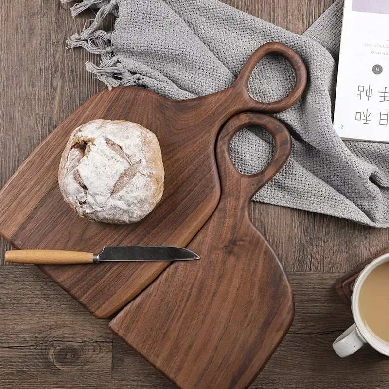 Wooden Cutting Boards for Kitchen - Walnut Wood, Dark Brown, Multi-Purpose, view 2