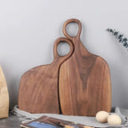 Wooden Cutting Boards for Kitchen - Walnut Wood, Dark Brown, Multi-Purpose