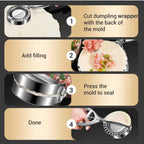 Stainless Steel Dumpling Mold - 26 cm, Food-Safe, Dishwasher Safe, view 5