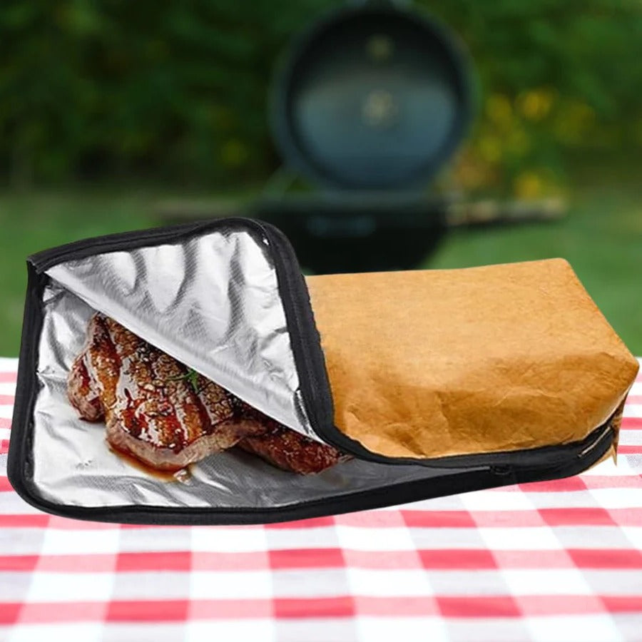 Insulated BBQ Meat Resting Blanket Bag - Water-Resistant, Aluminium Foil Lining, view 4