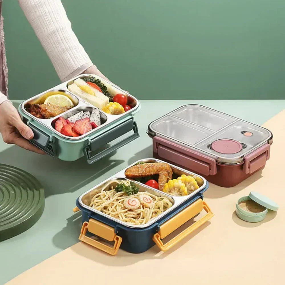 Insulated Stainless Steel Lunch Box Food Container - 500 ml to 1 Litre Capacity, view 4