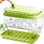 Ice Cube Tray Set with Lid and Container - 64 Piece, 101oz Capacity, Silicone, view 9