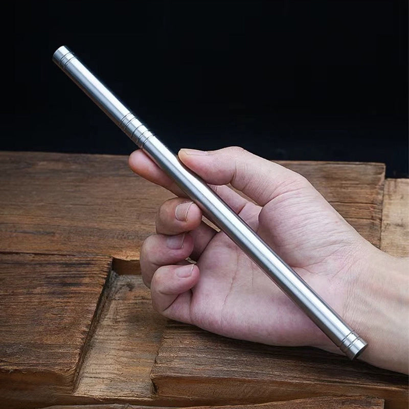 Multipurpose Outdoor Portable Fruit Knife with Sheath - Stainless Steel, 8.7"