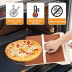 Wooden Sliding Pizza Peel for Oven - 35 cm, Smooth Natural Finish, view 3