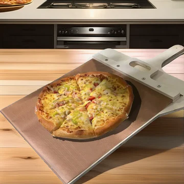 Wooden Sliding Pizza Peel for Oven - 35 cm, Smooth Natural Finish