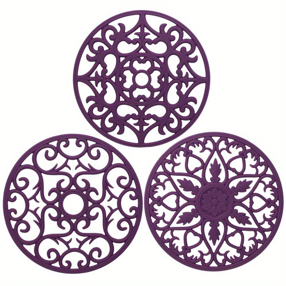 Silicone Heat Resistant Trivets for Kitchen - 19 cm, up to 230°C, view 10