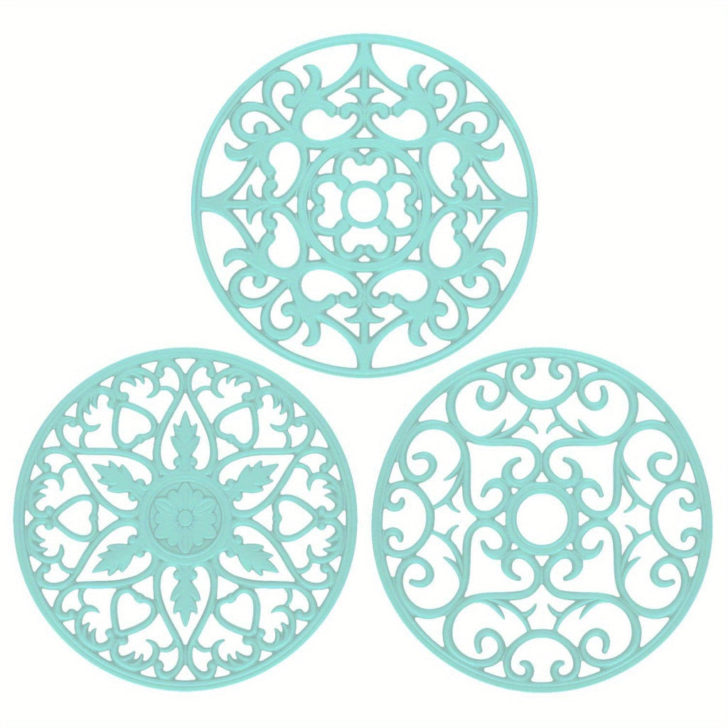 Silicone Heat Resistant Trivets for Kitchen - 19 cm, up to 230°C, view 11