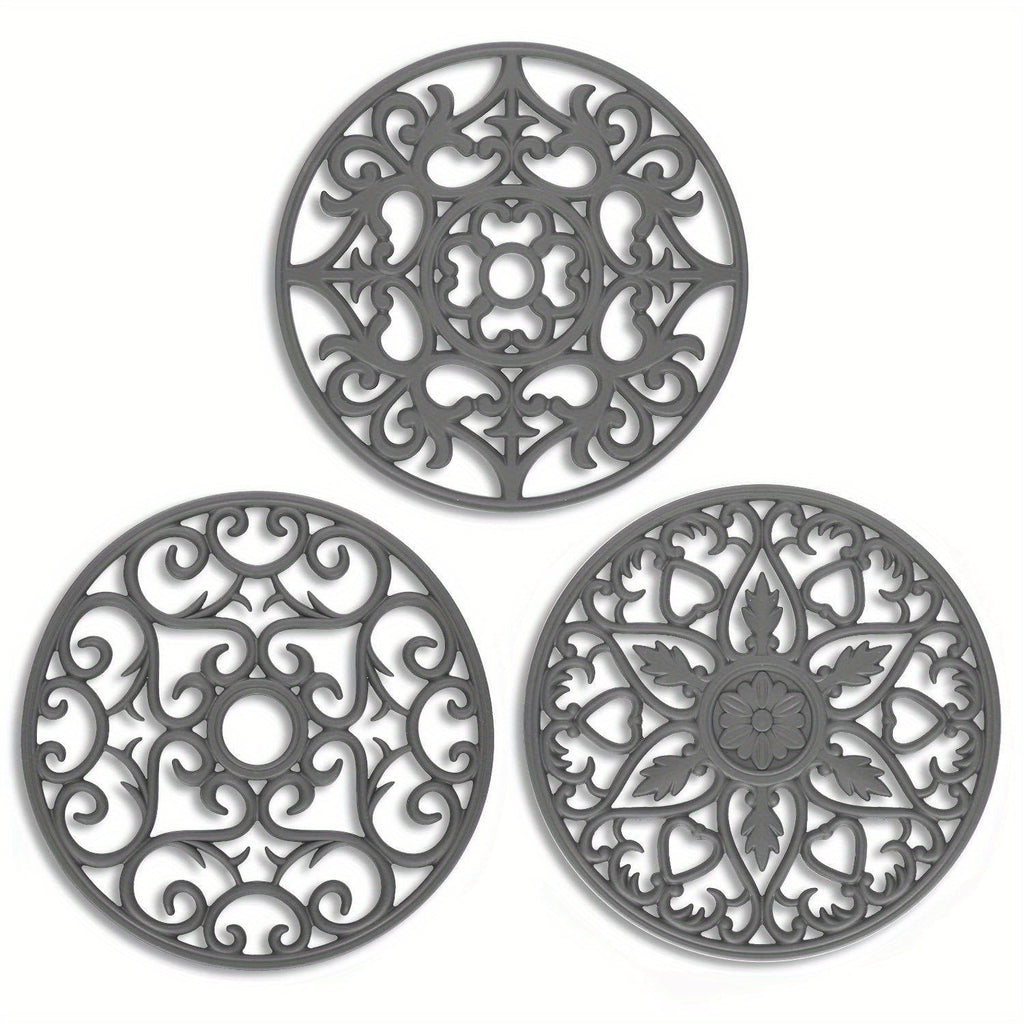 Silicone Heat Resistant Trivets for Kitchen - 19 cm, up to 230°C, view 13