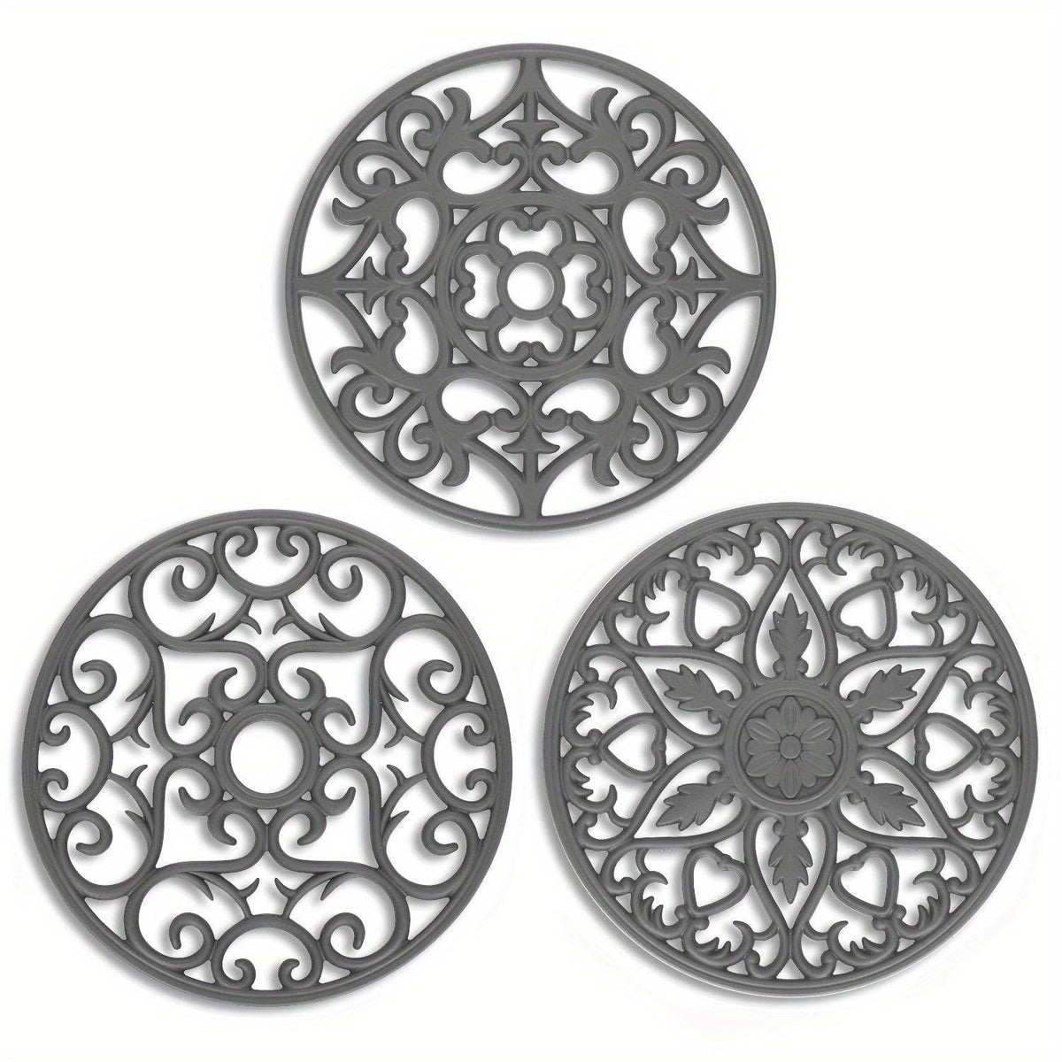 Silicone Heat Resistant Trivets for Kitchen - 19 cm, up to 230°C, view 13