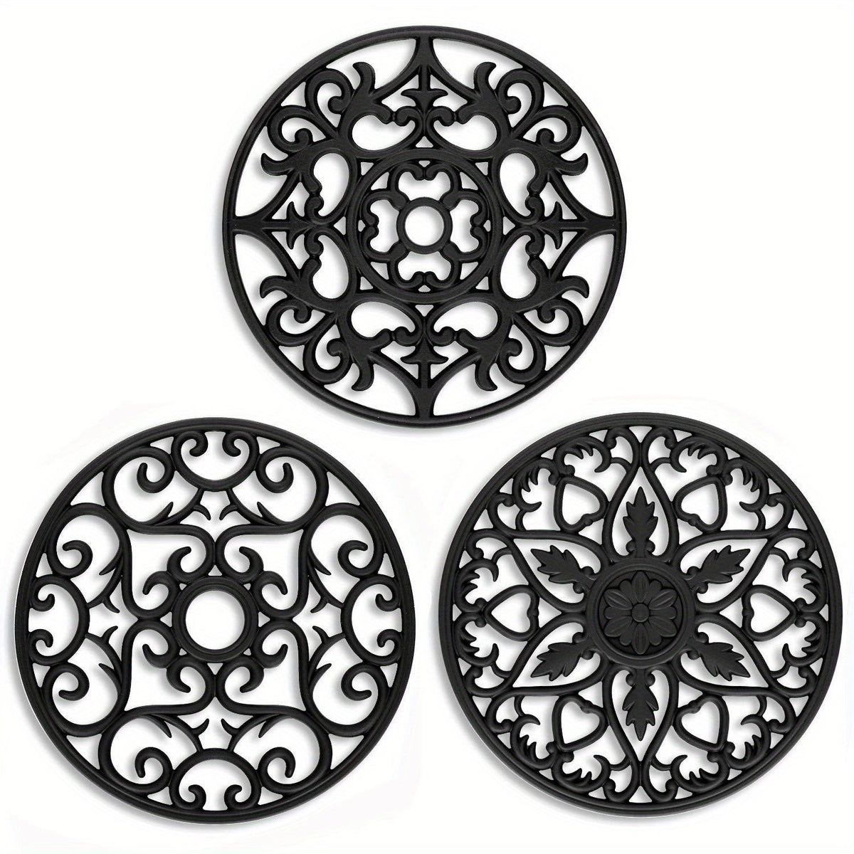 Silicone Heat Resistant Trivets for Kitchen - 19 cm, up to 230°C, view 15