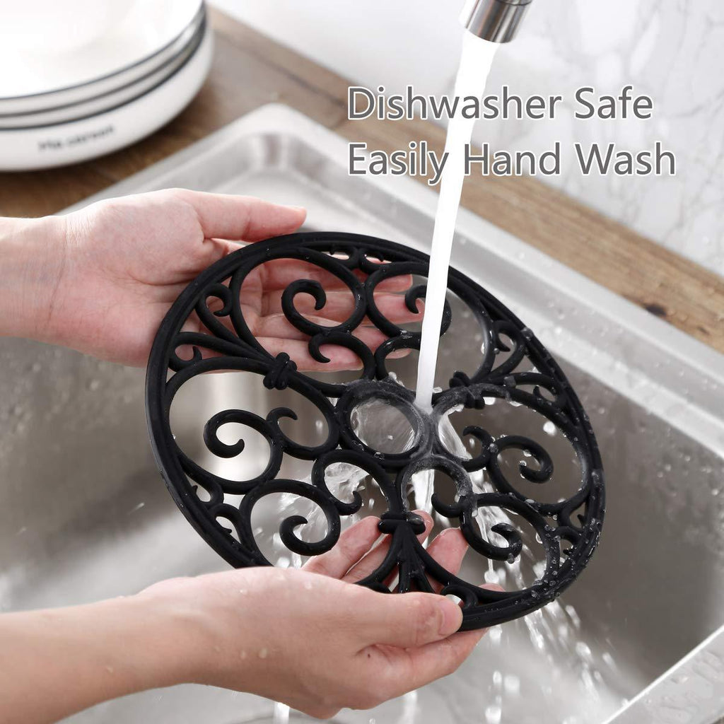 Silicone Heat Resistant Trivets for Kitchen - 19 cm, up to 230°C, view 7