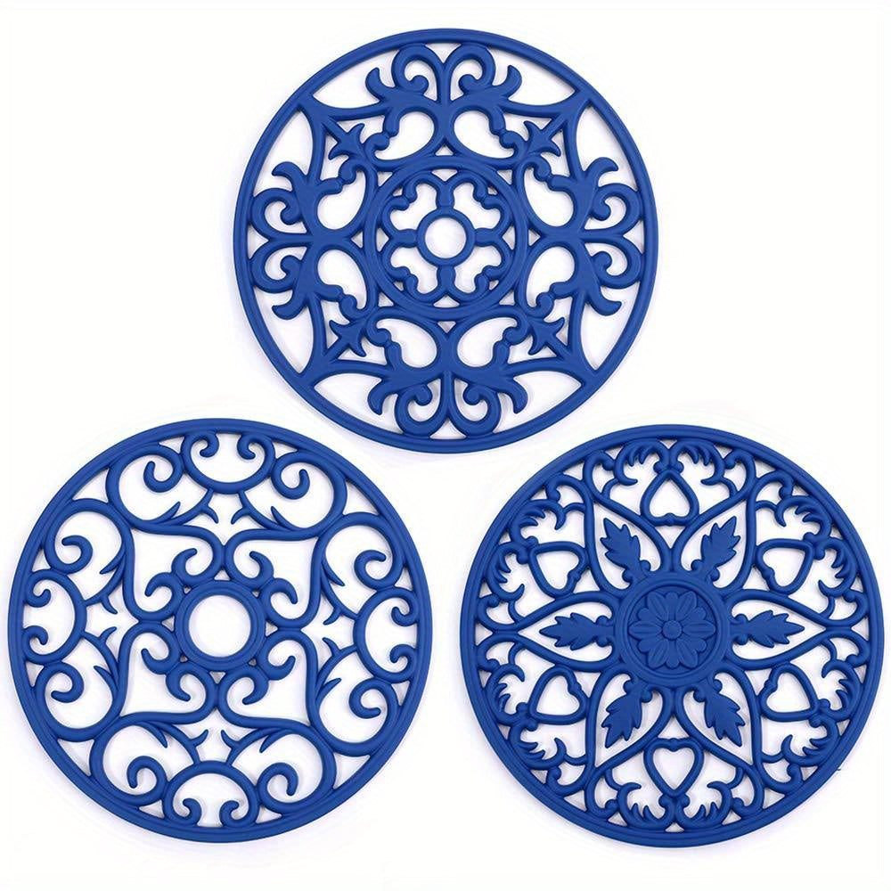 Silicone Heat Resistant Trivets for Kitchen - 19 cm, up to 230°C, view 9
