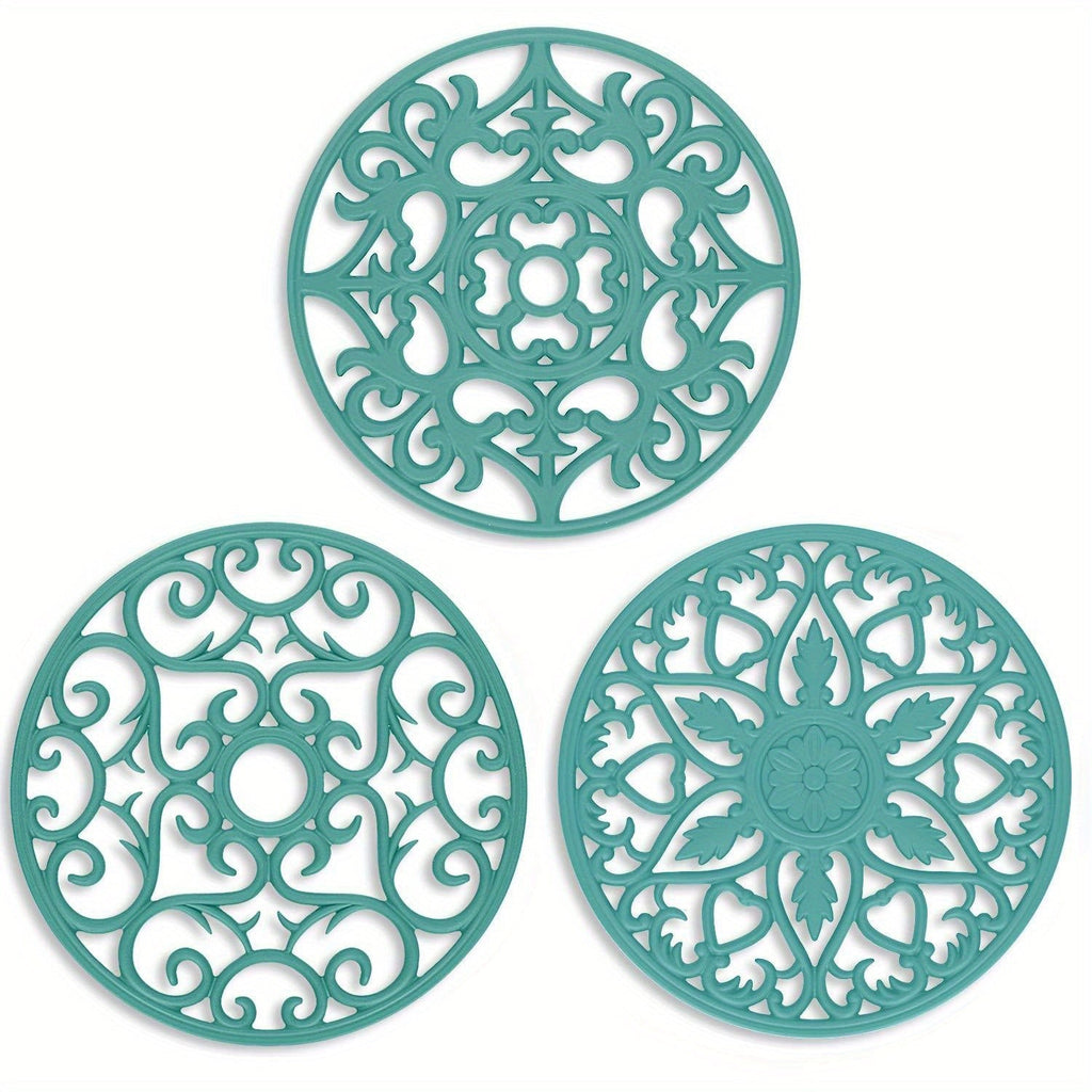 Silicone Heat Resistant Trivets for Kitchen - 19 cm, up to 230°C