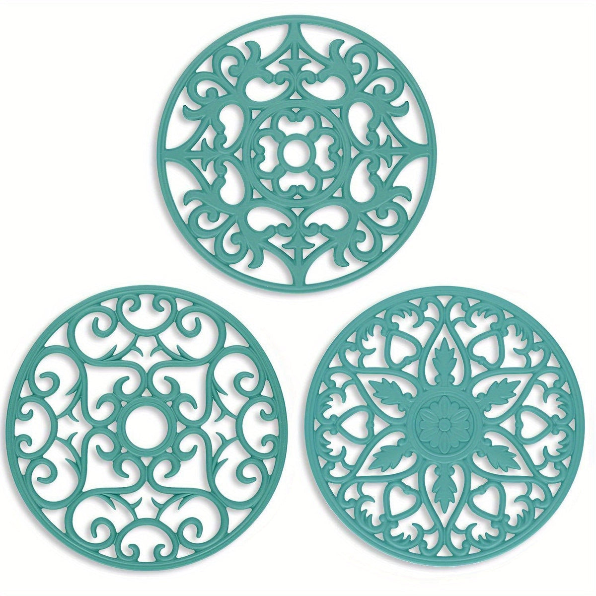 Silicone Heat Resistant Trivets for Kitchen - 19 cm, up to 230°C