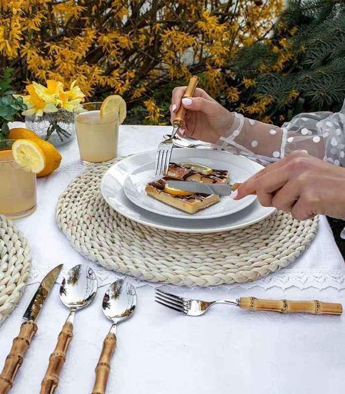 Kjelle Haven Cutlery Set - 24 Pcs-Welvere