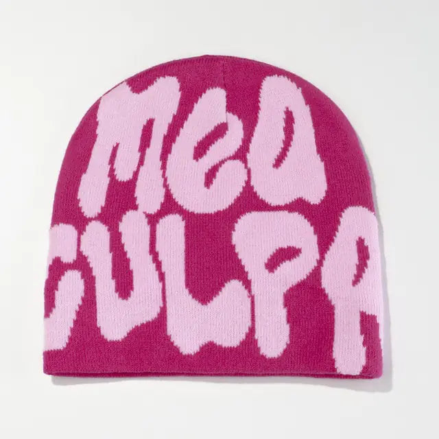 Knit Beanie for Men and Women, Y2K-Inspired