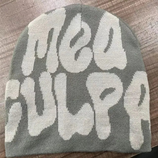 Knit Beanie for Men and Women, Y2K-Inspired
