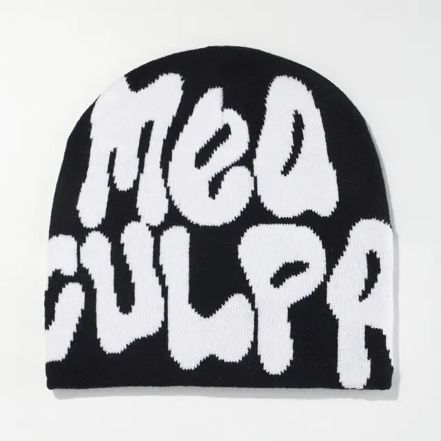Knit Beanie for Men and Women, Y2K-Inspired