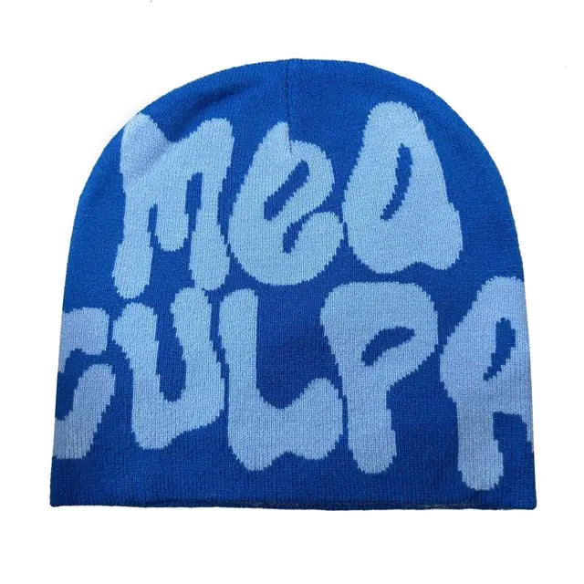 Knit Beanie for Men and Women, Y2K-Inspired