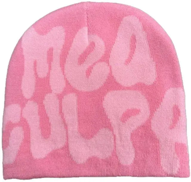 Knit Beanie for Men and Women, Y2K-Inspired
