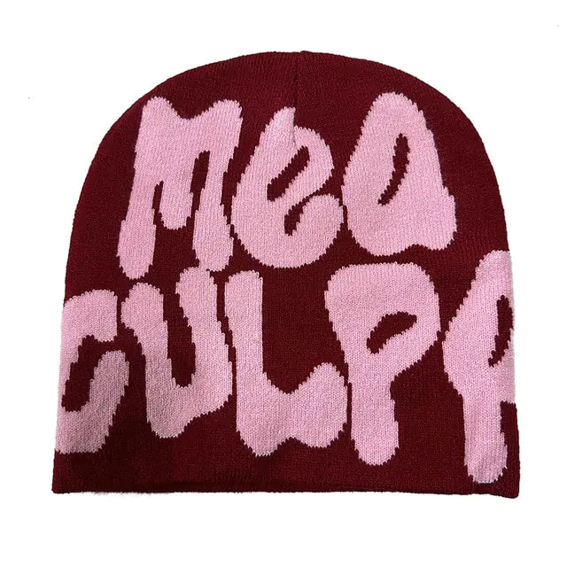 Knit Beanie for Men and Women, Y2K-Inspired