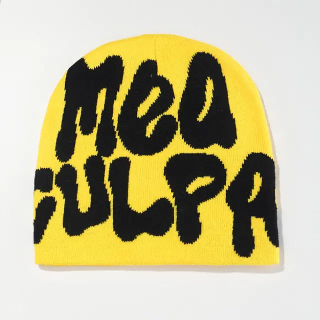 Knit Beanie for Men and Women, Y2K-Inspired