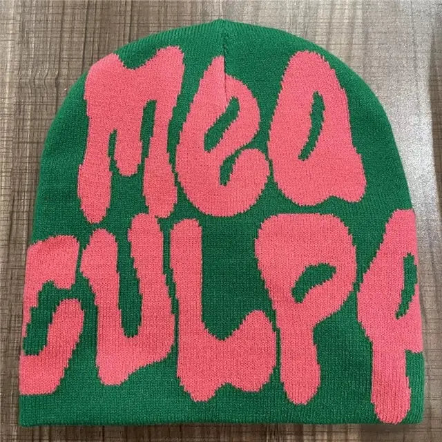 Knit Beanie for Men and Women, Y2K-Inspired
