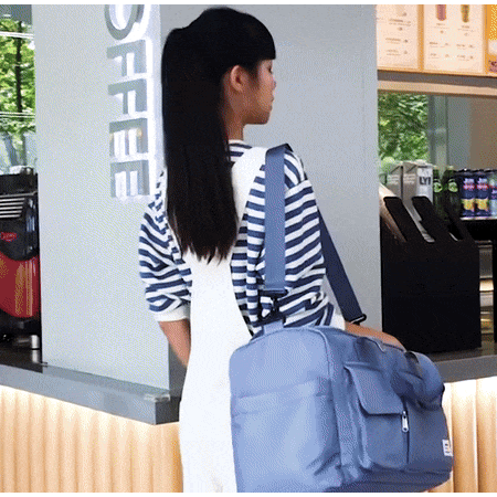 Large-Capacity Nylon Travel Bag with Shoe Compartment for Men and Women