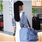 Large-Capacity Nylon Travel Bag with Shoe Compartment for Men and Women