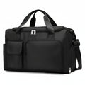 Large-Capacity Nylon Travel Bag with Shoe Compartment for Men and Women