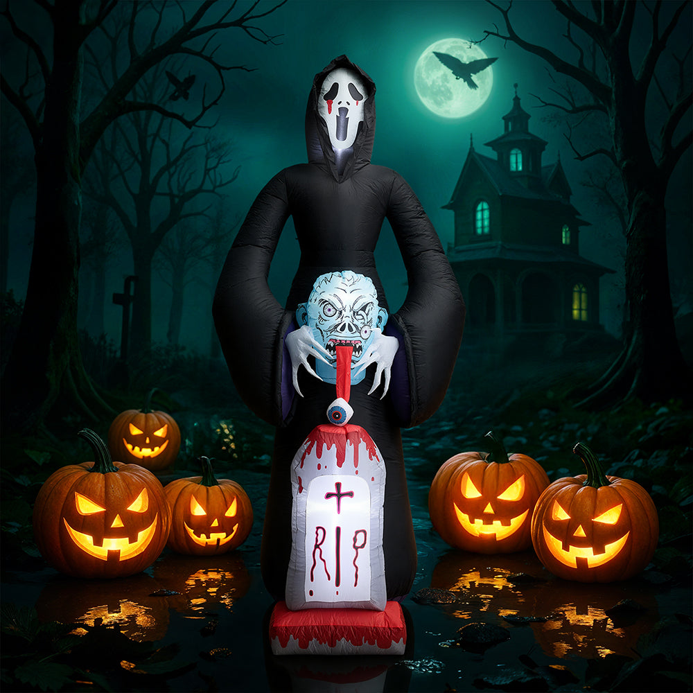 Large Halloween Grim Reaper Inflatable Outdoor Decoration