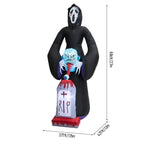 Large Halloween Grim Reaper Inflatable Outdoor Decoration
