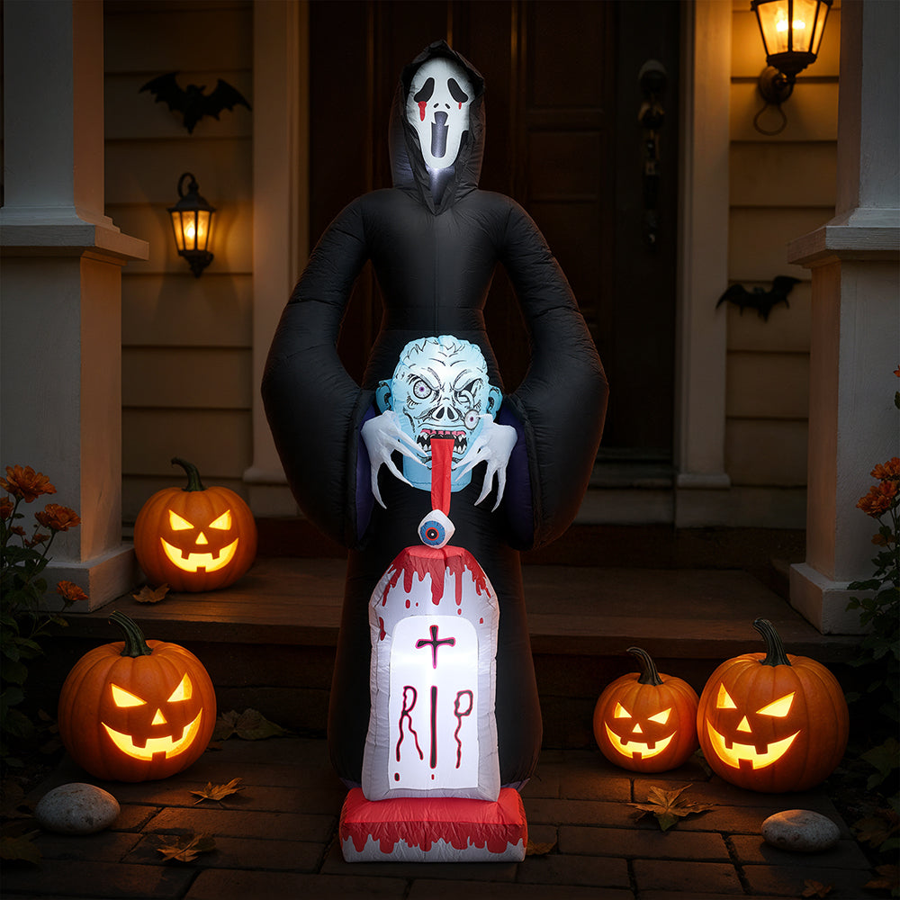 Large Halloween Grim Reaper Inflatable Outdoor Decoration