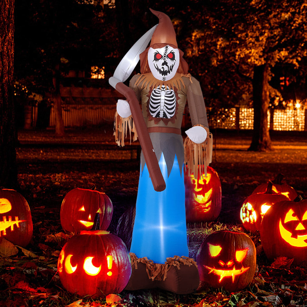 Large Halloween Inflatable Grim Reaper Scarecrow 315cm