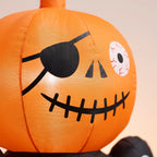 Large Halloween Pumpkin Head Skeleton Inflatable 270cm