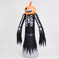 Large Halloween Pumpkin Head Skeleton Inflatable 270cm