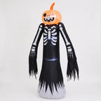 Large Halloween Pumpkin Head Skeleton Inflatable 270cm