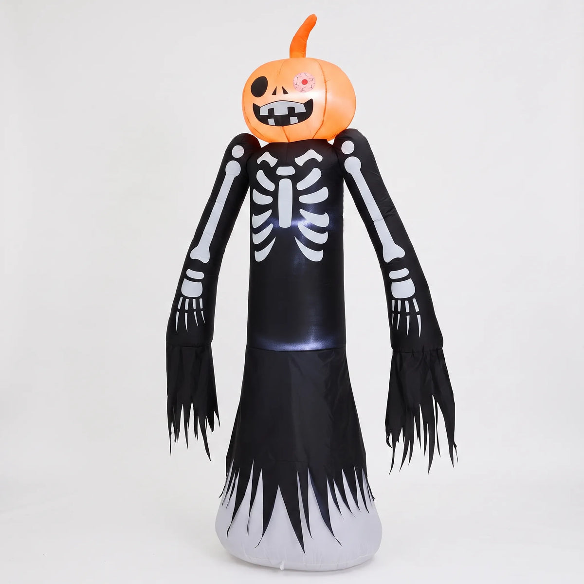 Large Halloween Pumpkin Head Skeleton Inflatable 270cm