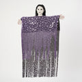 Large Hanging Halloween Ghost Decoration Purple Robe