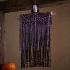 Large Hanging Halloween Ghost Decoration Purple Robe