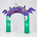 Large Illuminated Halloween Inflatable Archway 240cm