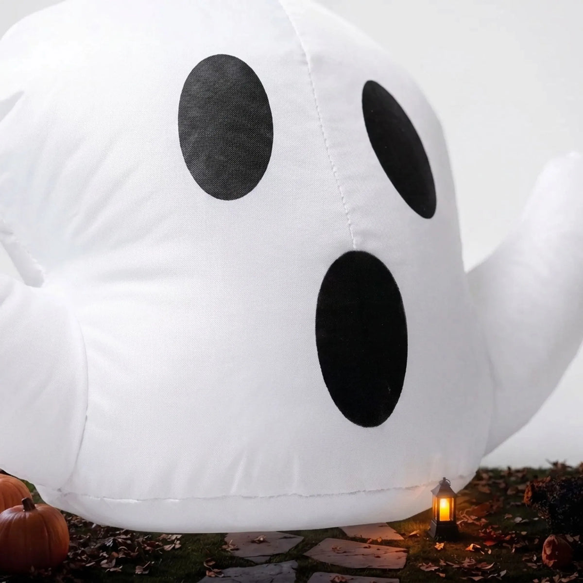 Large Lighted Halloween Inflatable Ghost Outdoor Decor 6 LEDs