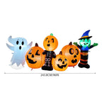 Large Lighted Halloween Inflatable Ghost Outdoor Decor 6 LEDs