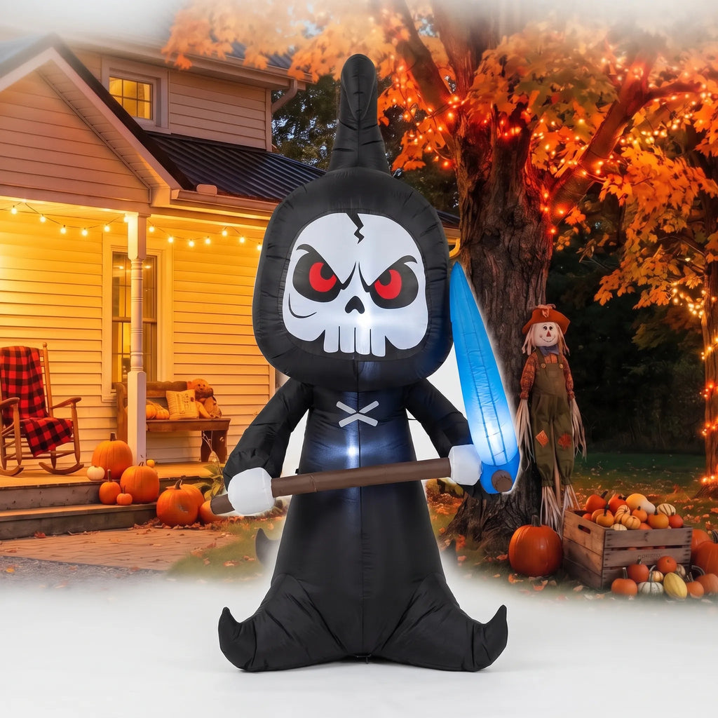 Large Outdoor Halloween Grim Reaper Inflatable
