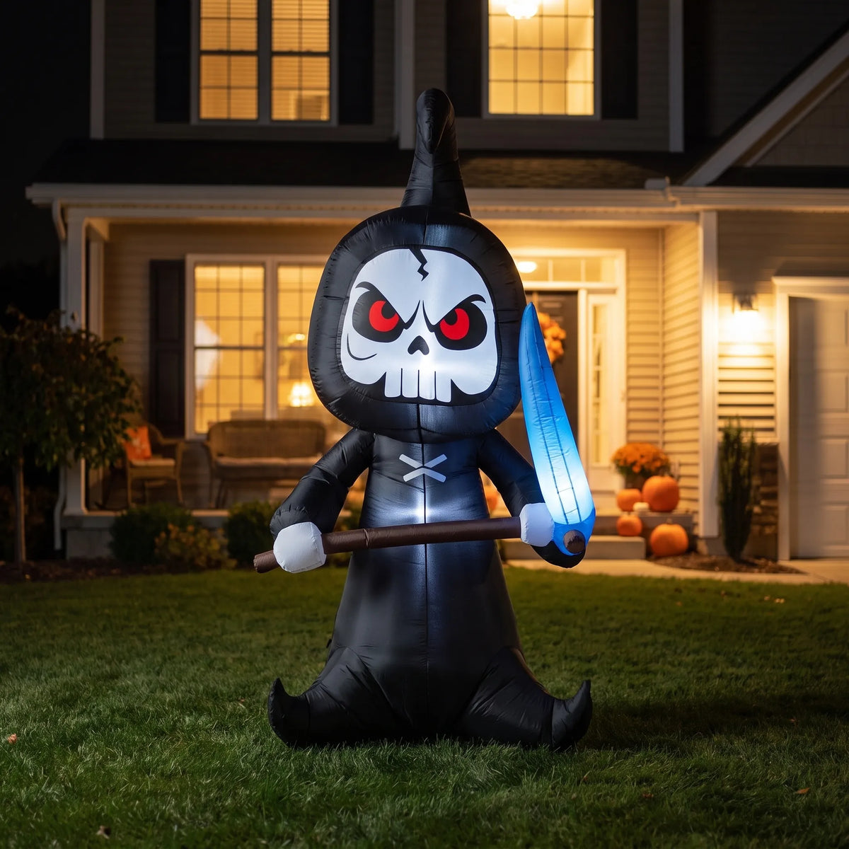 Large Outdoor Halloween Grim Reaper Inflatable