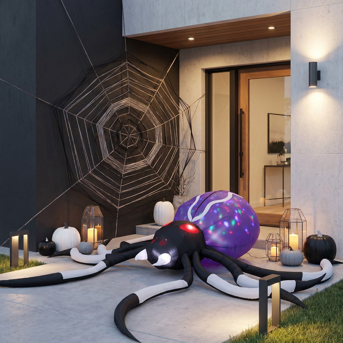 Large Outdoor Halloween Inflatable Spider 323cm