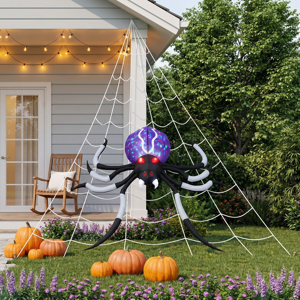 Large Outdoor Halloween Inflatable Spider 323cm