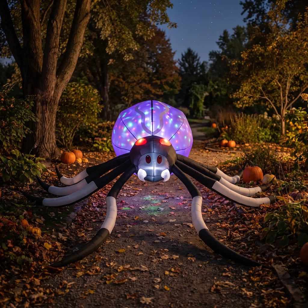 Large Outdoor Halloween Inflatable Spider 323cm