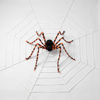 Large Outdoor Halloween Spider with Giant Web 7m